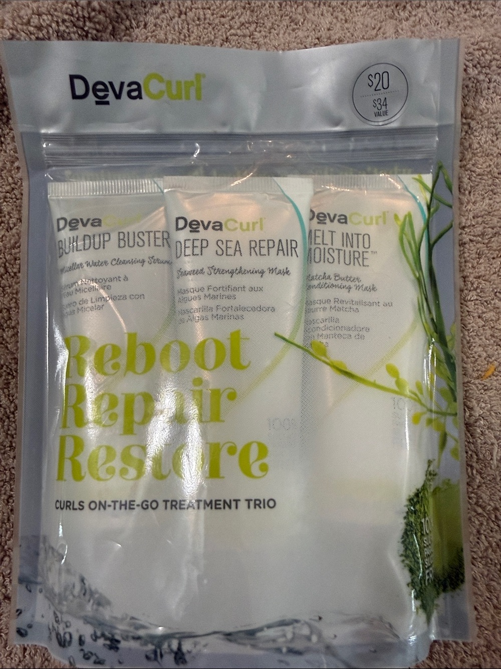 DevaCurl Reboot Repair Restore Curls Trio - Treatments